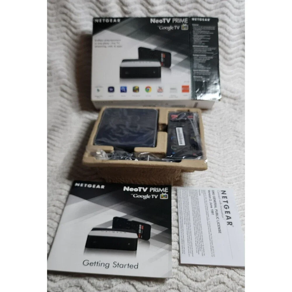 📺BRAND NEW NeoTV Prime Google TV NETGEAR NEW w/Box Model GTV100 NiB